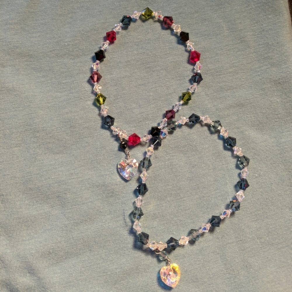 Beaded heart bracelet